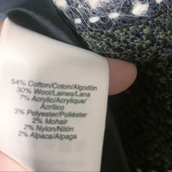 EDUN Fair Isle Patterned Fringe Winter Vest Green M - Picture 11 of 12